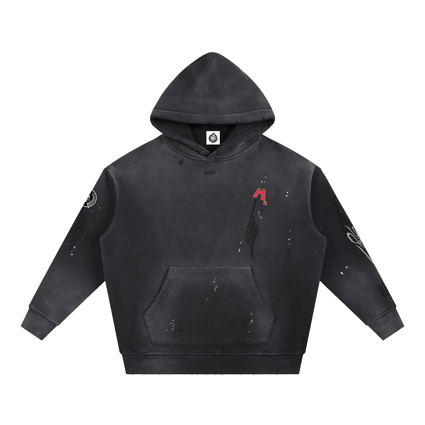 H. Skywalker Art Life Tribe  Washed Fleece Hoodie