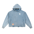 H. Skywalker Vintage Washed Frayed-Hem Hoodie
