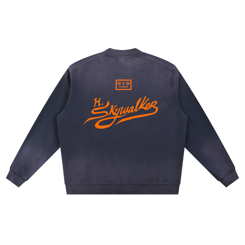 H. Skywalker Sun Fade Baseball Jacket