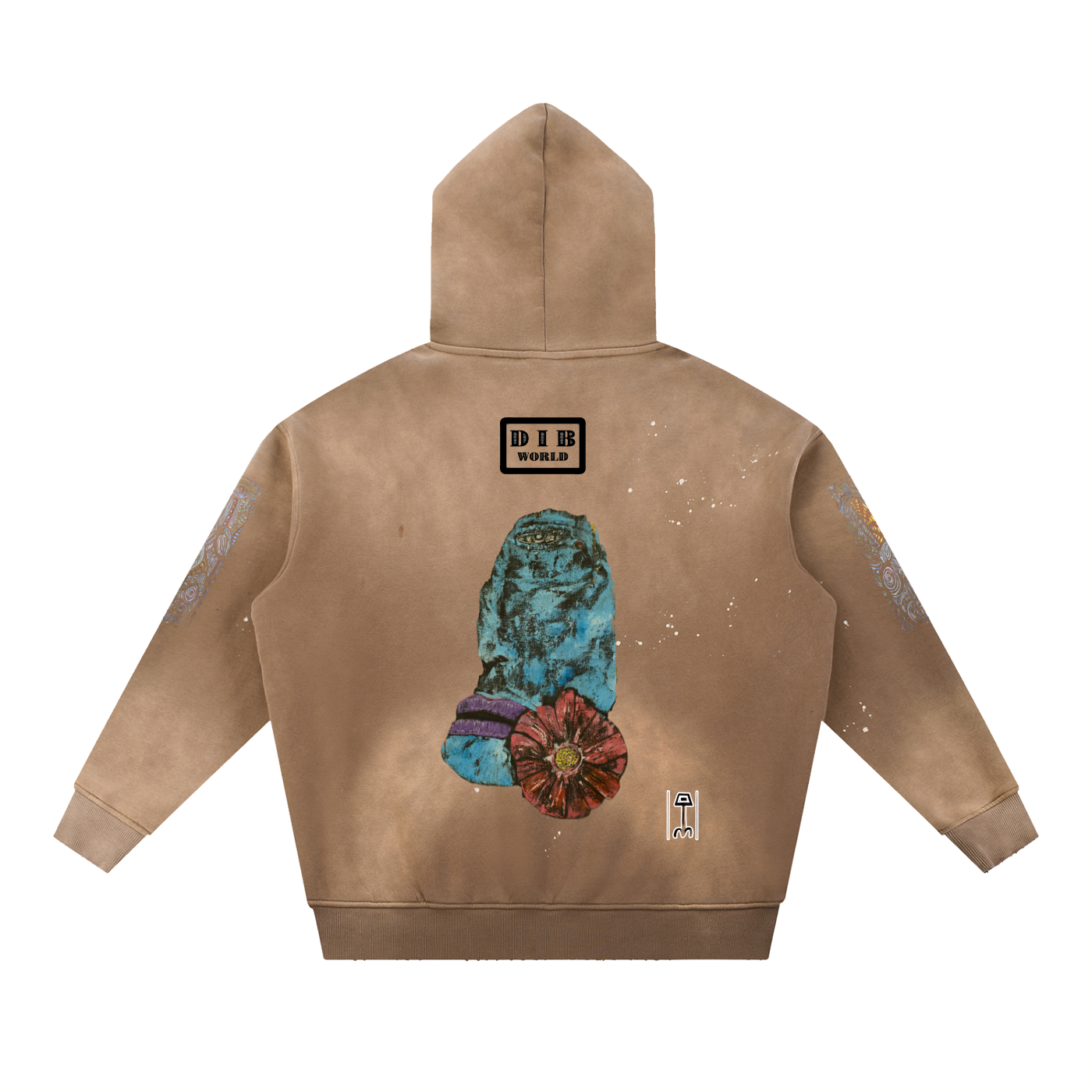 H. Skywalker Art Life Tribe Washed Fleece Hoodie