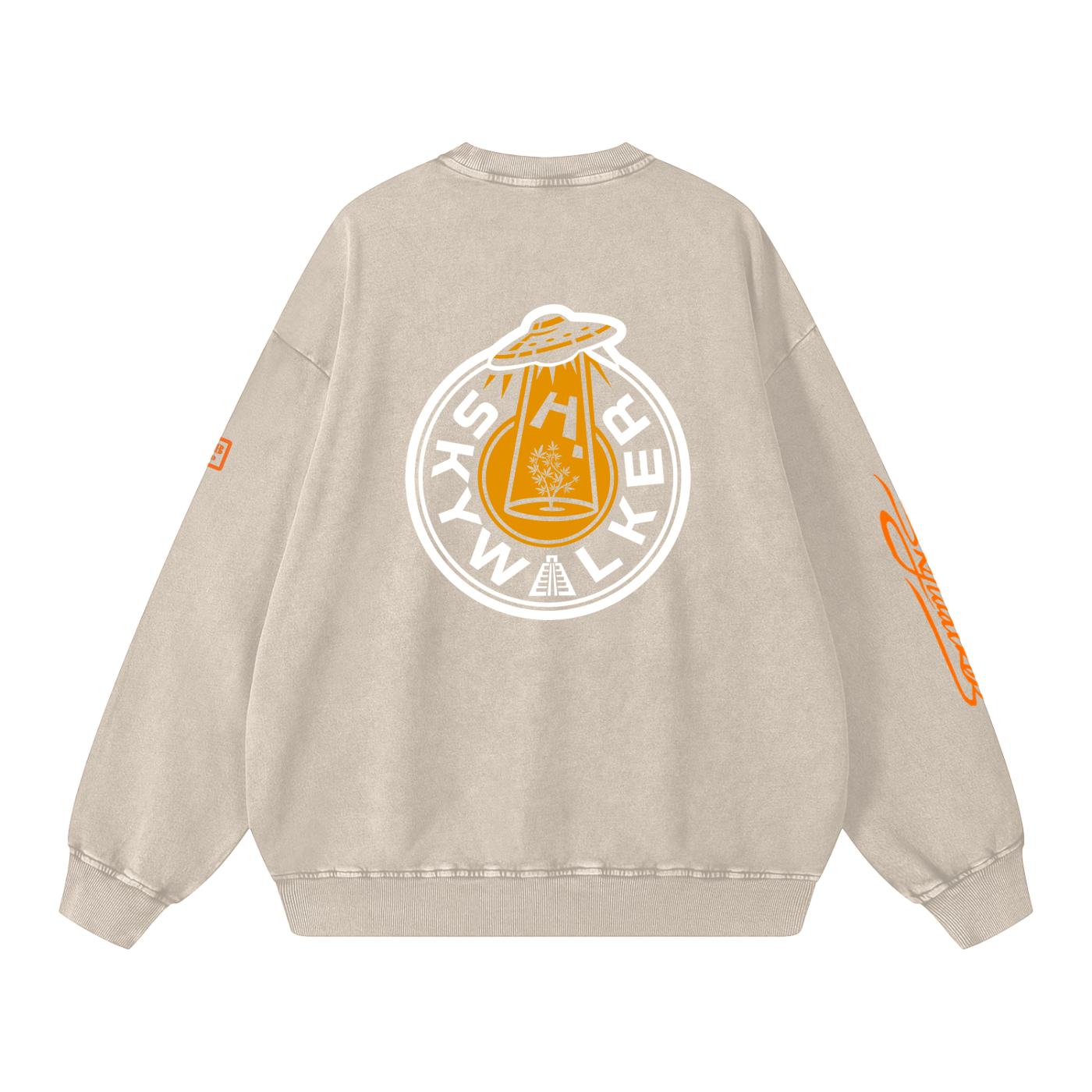 H. Skywalker Snow Washed Oversized Sweatshirt
