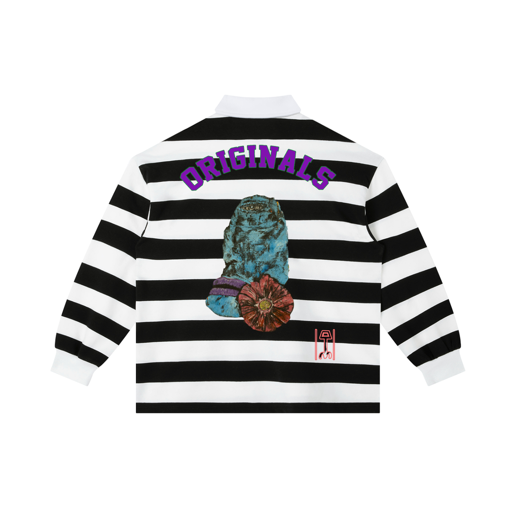 H. Skywalker Art Life Tribe Originals Rugby Polo Shirt