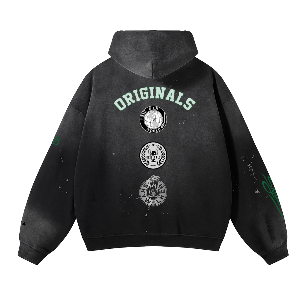 H. Skywalker DIB Originals NY Vintage Fleece Hoodie