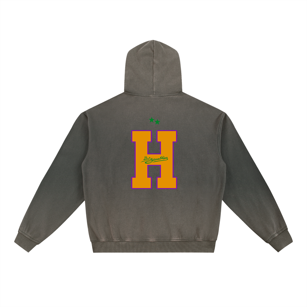 H. Skywalker letterman Vintage Washed Hoodie