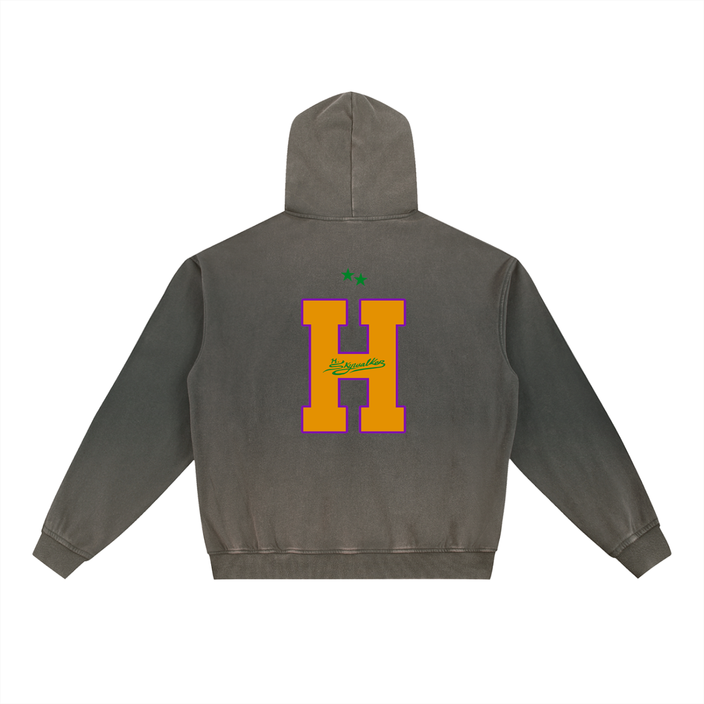 H. Skywalker letterman Vintage Washed Hoodie