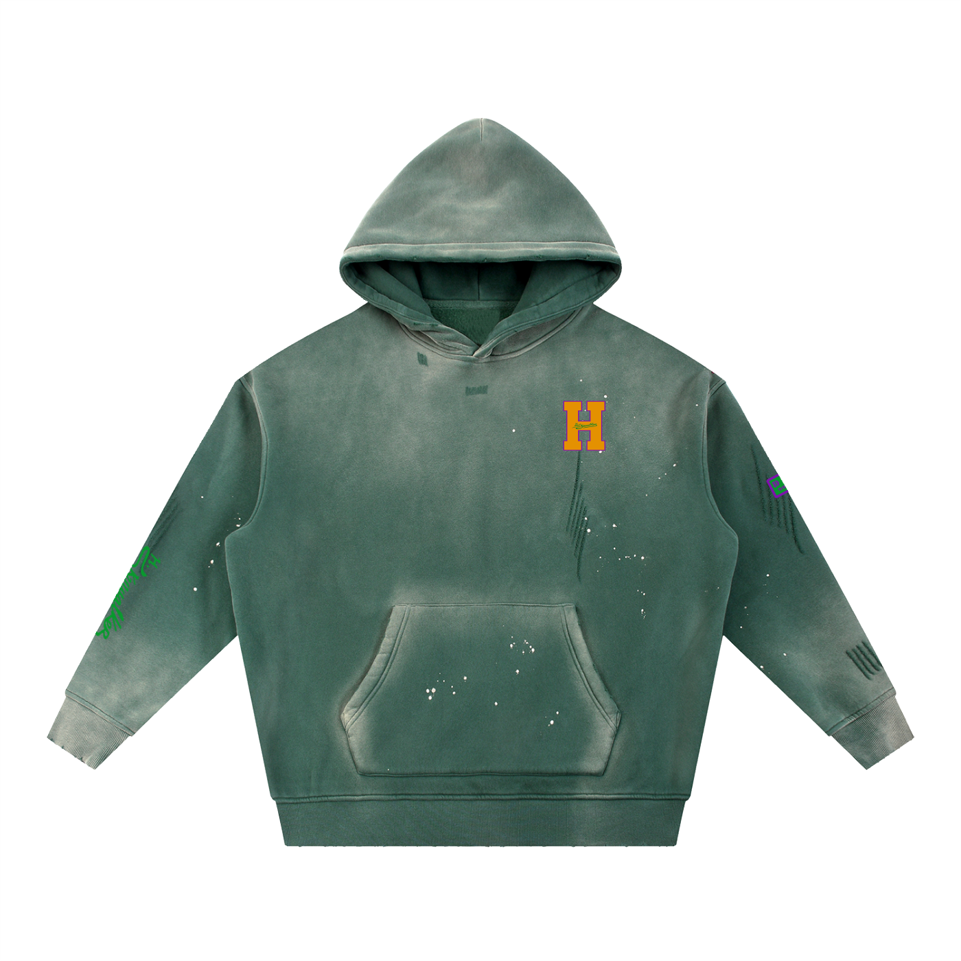 H. Skywalker DIB Originals NY Washed Fleece Hoodie