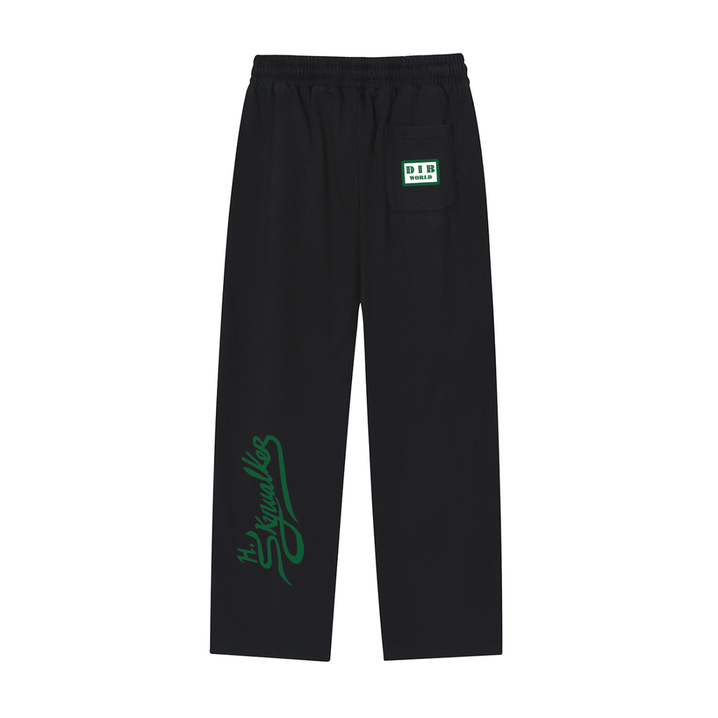 H. Skywalker Reflection Striped Straight-Leg Sweatpants