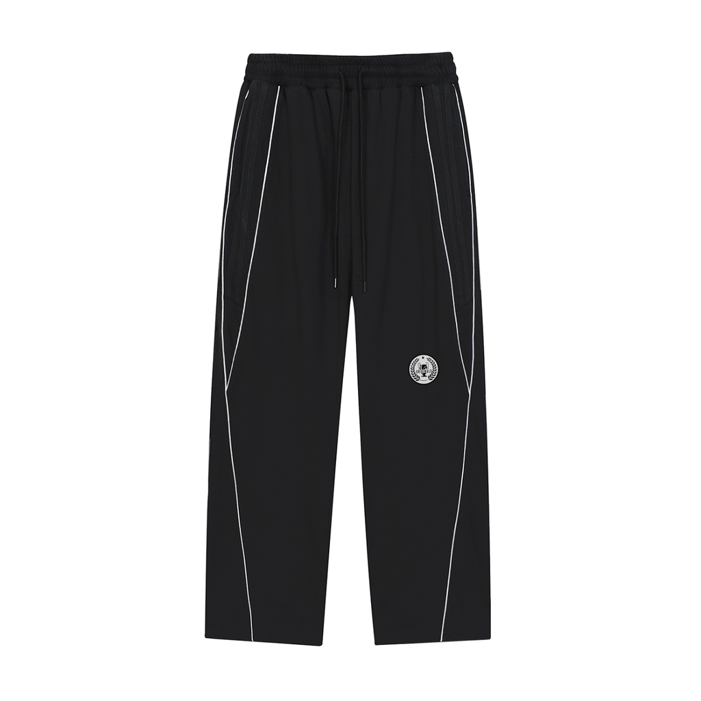 H. Skywalker Reflection Striped Straight-Leg Sweatpants