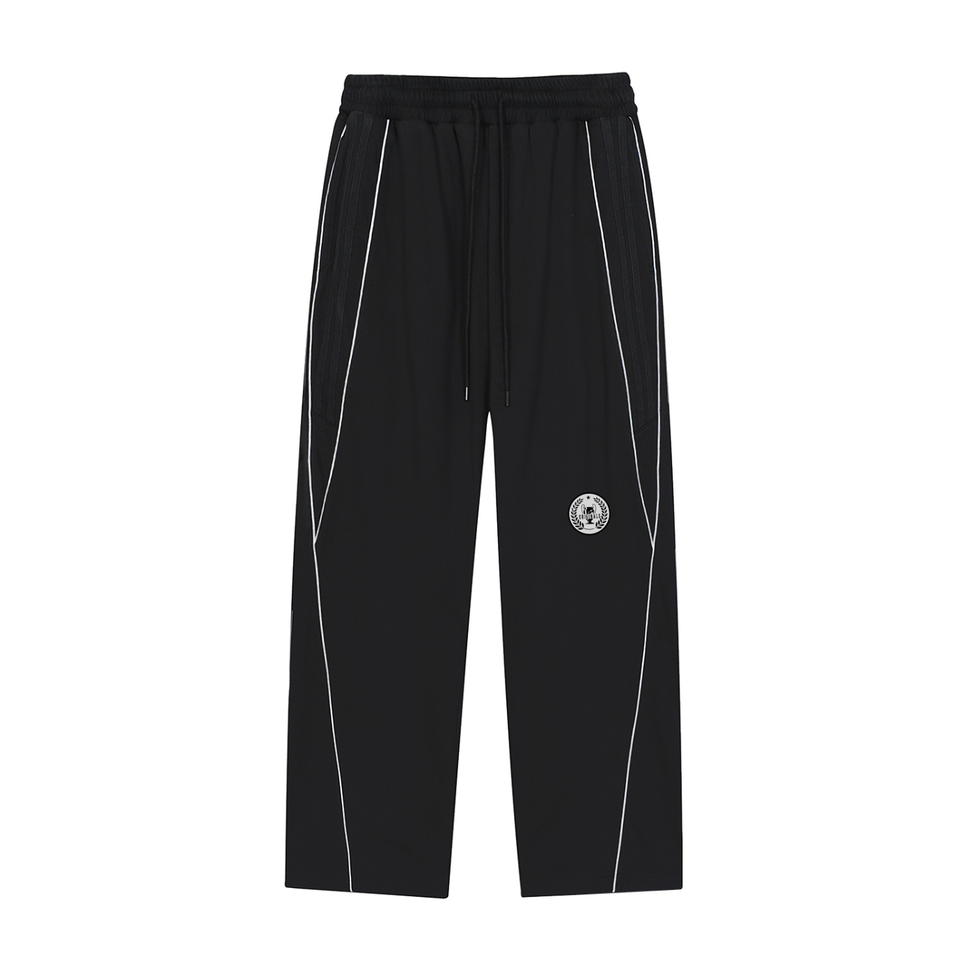 H. Skywalker Reflection Striped Straight-Leg Sweatpants