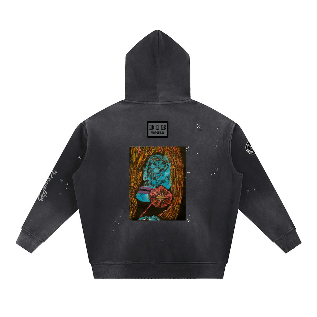 H. Skywalker Art Life Tribe  Washed Fleece Hoodie