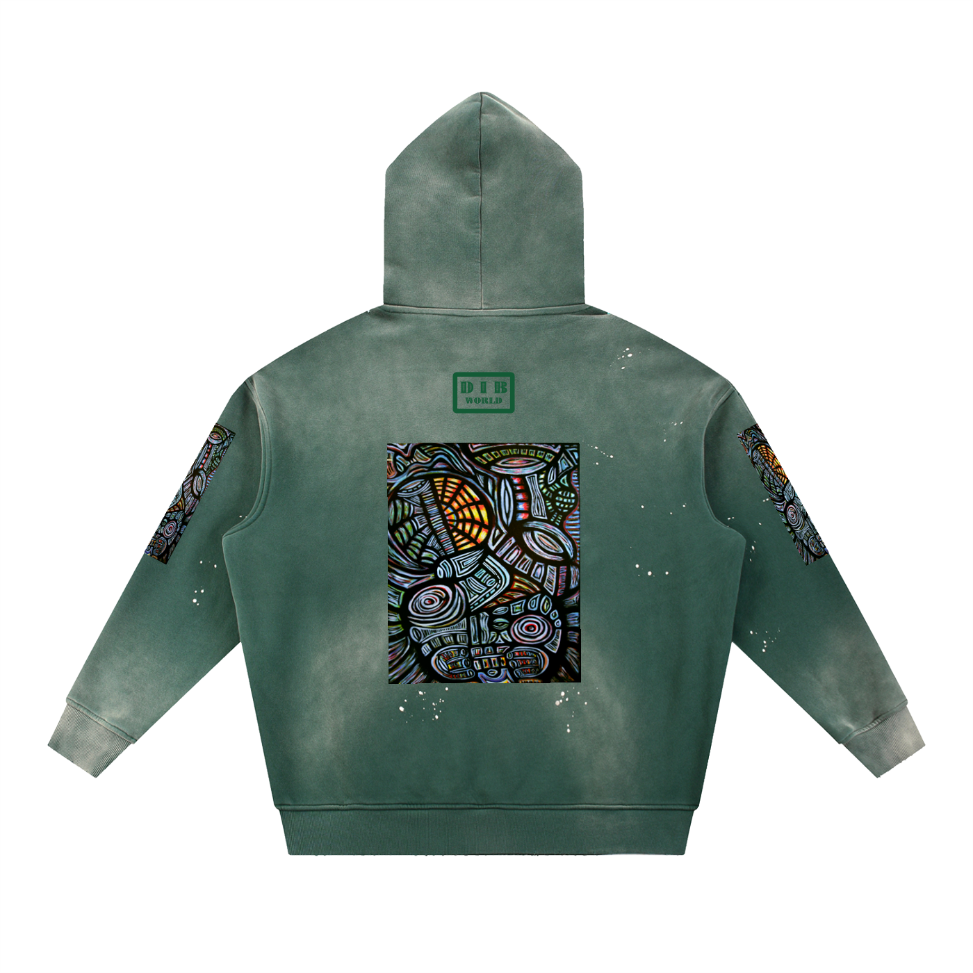 H. Skywalker Art Life Tribe Washed Fleece Hoodie