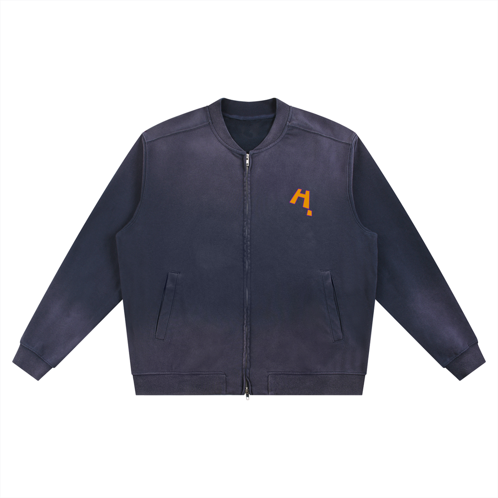 H. Skywalker Sun Fade Baseball Jacket