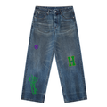H. Skywalker Vintage Wash Baggy Denim Jeans