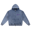 H. Skywalker x DIB Snow Wash Oversized Zip-Up Hoodie