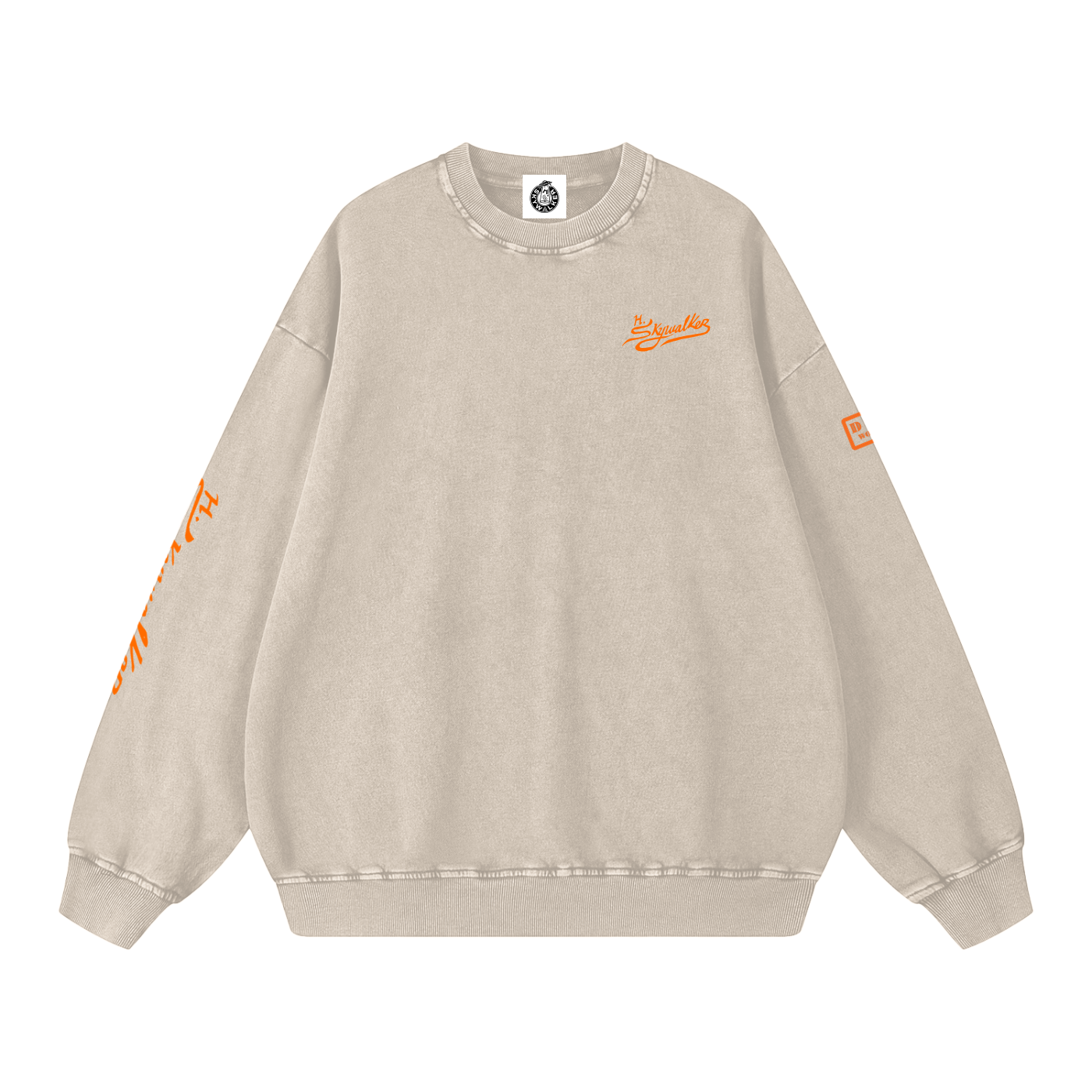 H. Skywalker Snow Washed Oversized Sweatshirt