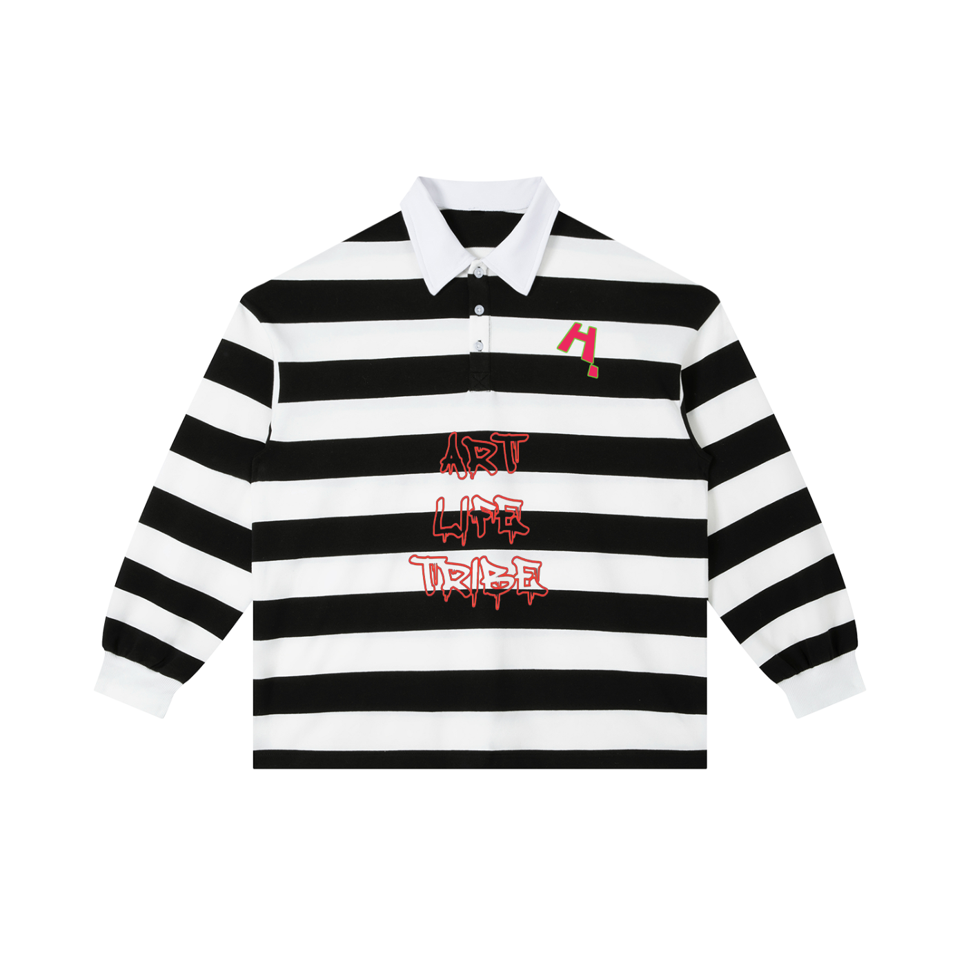 H. Skywalker Art Life Tribe Originals Rugby Polo Shirt