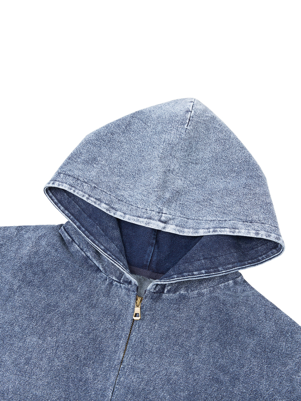 H. Skywalker x DIB Snow Wash Oversized Zip-Up Hoodie