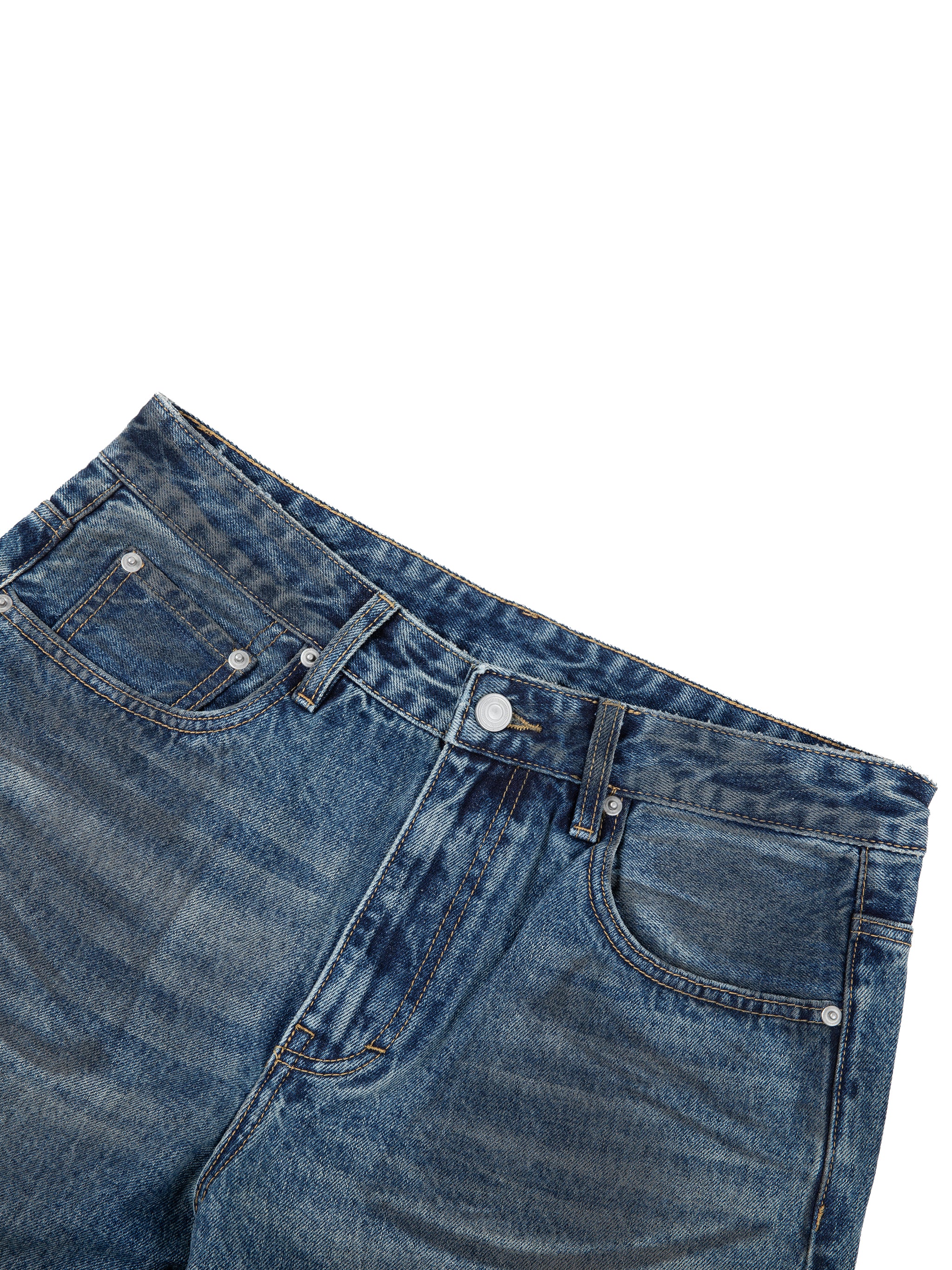 H. Skywalker Vintage Wash Baggy Denim Jeans