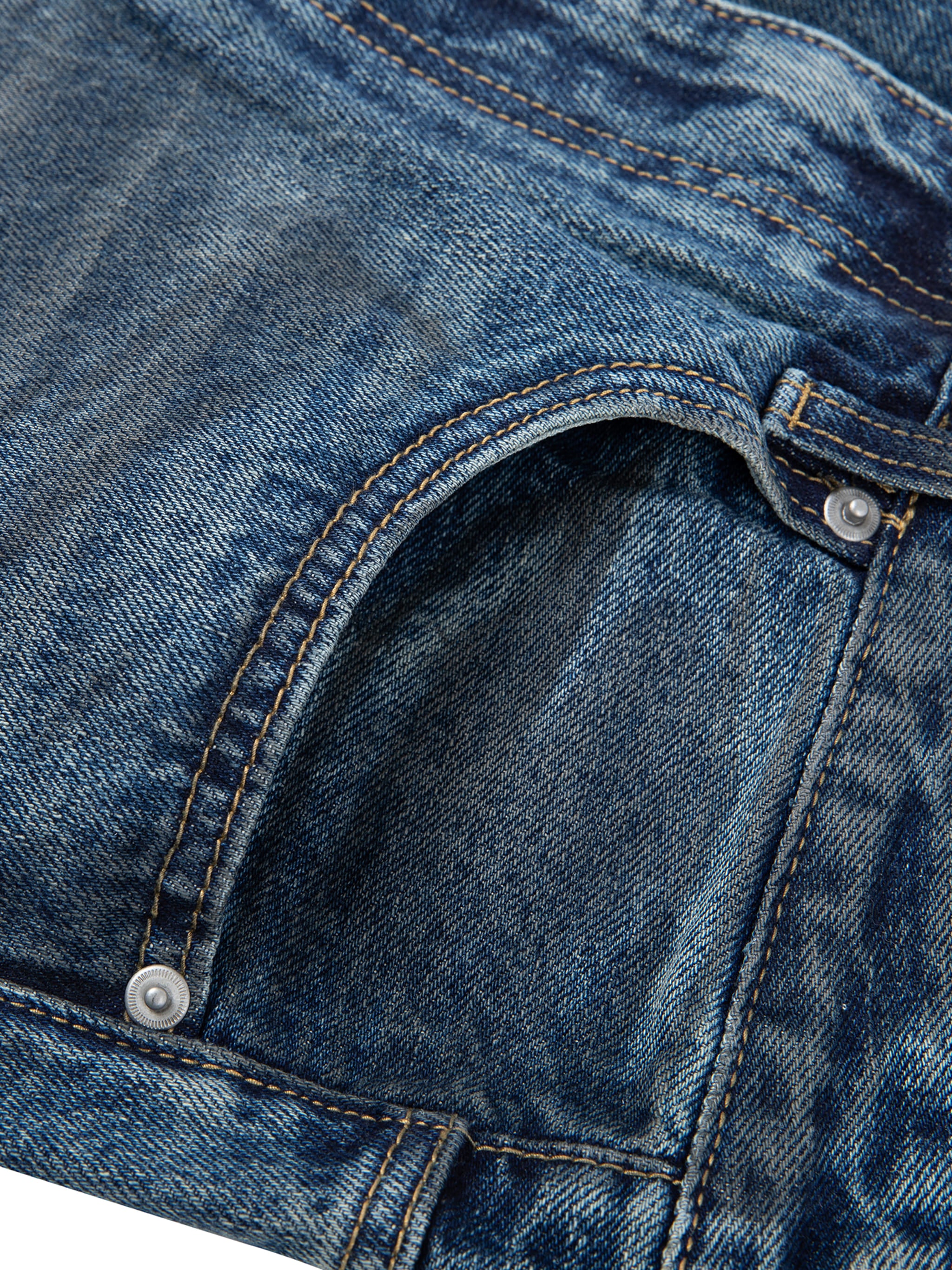 H. Skywalker Vintage Wash Baggy Denim Jeans